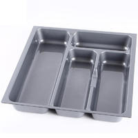 Custom Plastic Kitchen Drawer Cutlery Tray for Kitchen Drawers HJ-I003
