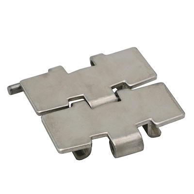 H8810 TAB Winged Stainless Steel Flat top Sideflexing chains