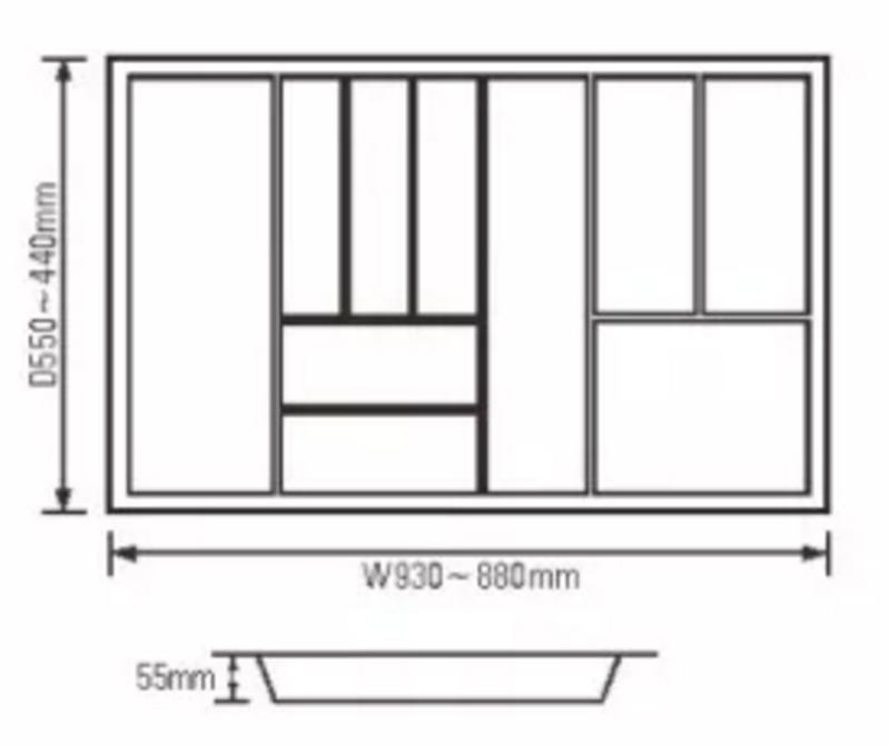 durable cutlery divider multicolor supplier for tableware-3